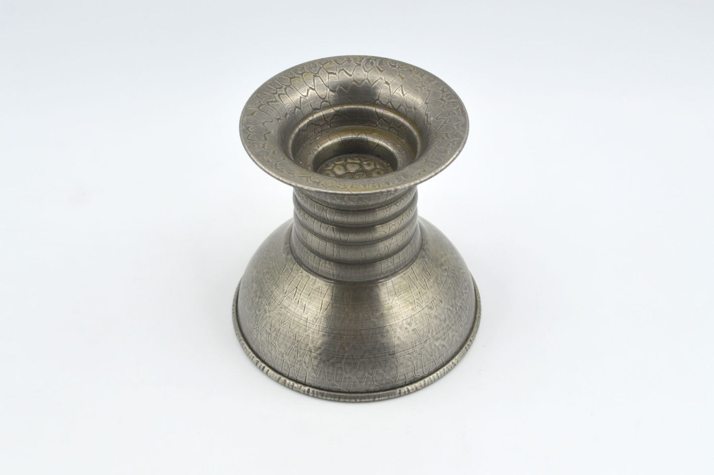 Mid-Century Skanderborg Pewter Candle Holder 1960s Danish Design