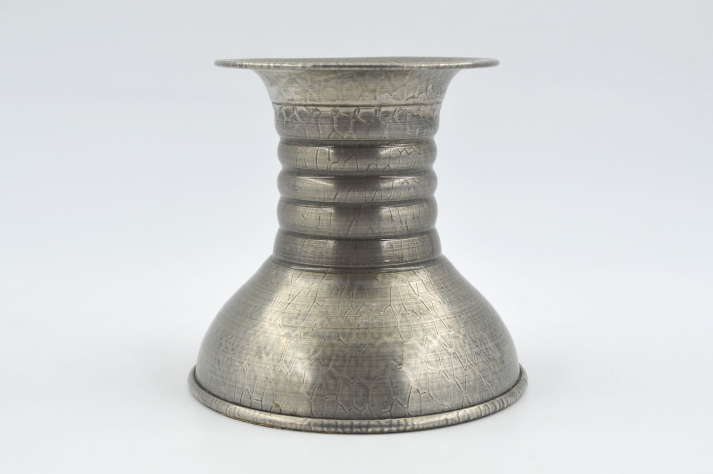 Mid-Century Skanderborg Pewter Candle Holder 1960s Danish Design