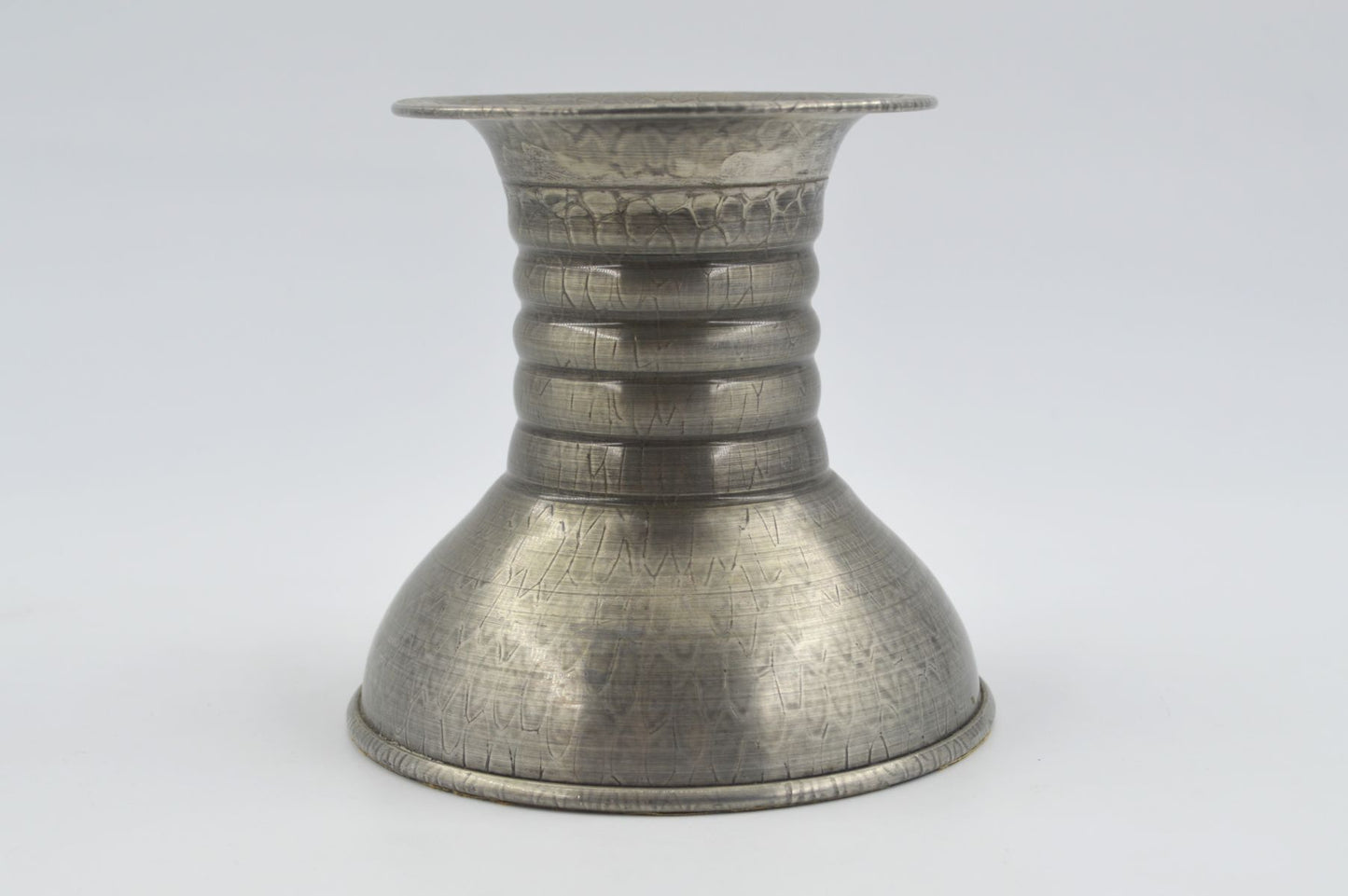 Mid-Century Skanderborg Pewter Candle Holder 1960s Danish Design