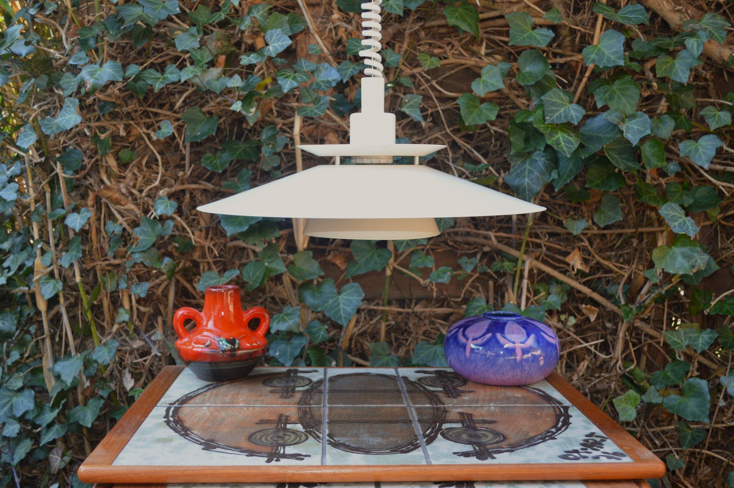 Mid-Century Design Light AS Denmark Model „Thai“ Hängelampe 1980s Vintage Dänische Designlampe / Pendantlampe