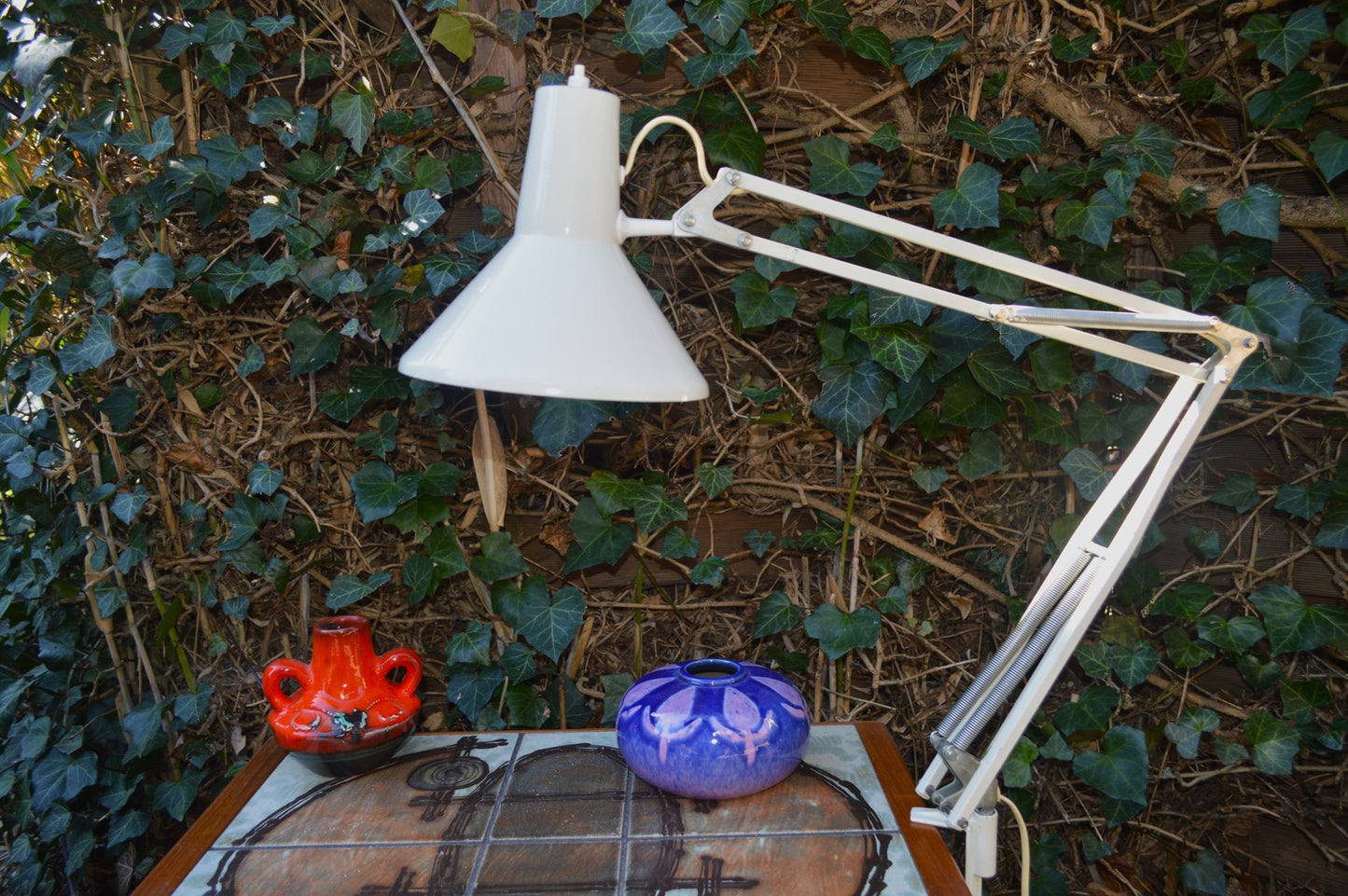 Mid-Century HCF Danmark Danish Design Architekten Lampe 1960s Schreibtischlampe Bauhaus Design dänisches Mid-Century Modern Design