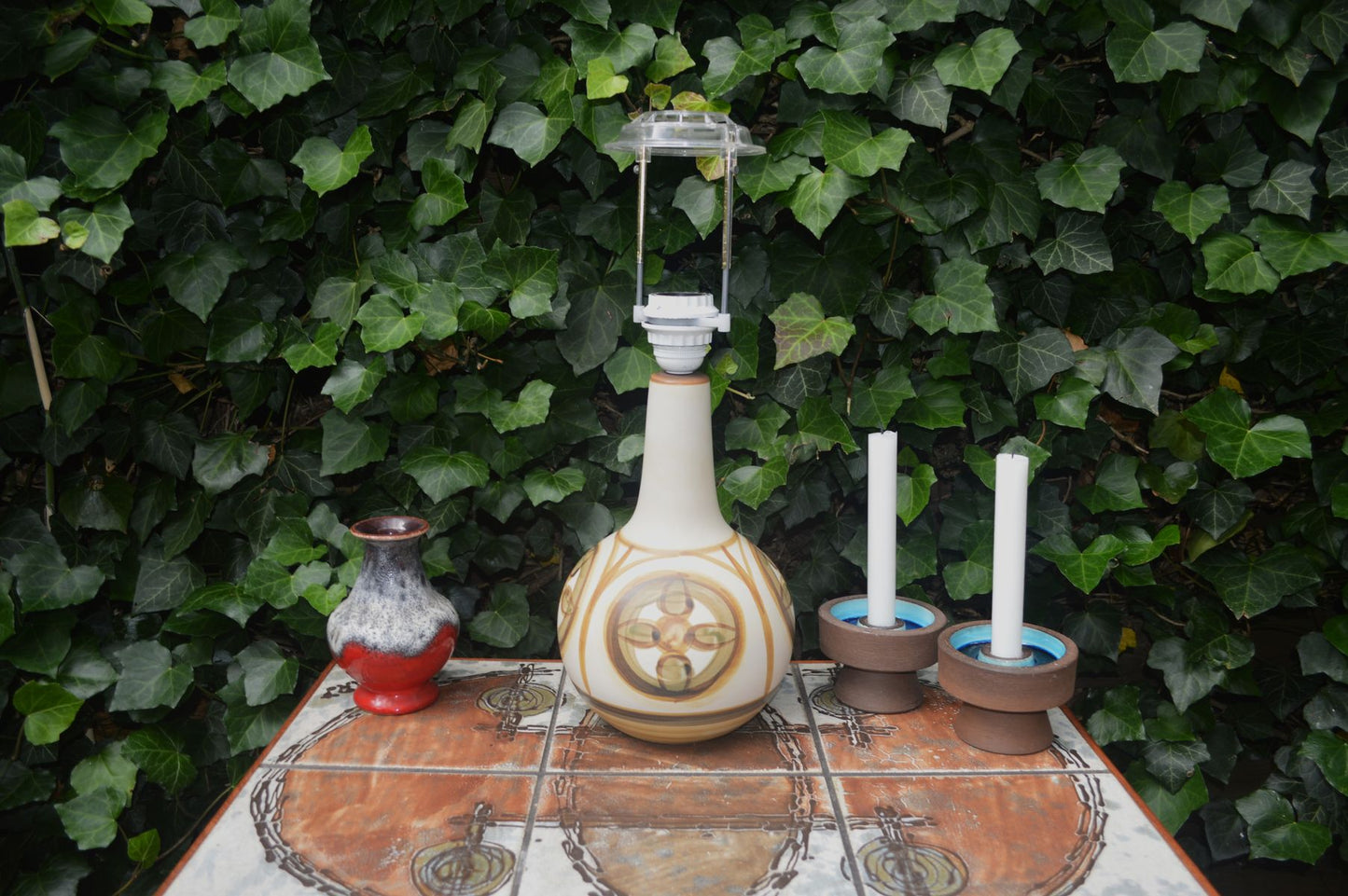 Große Søholm Stentøj Danmark Lampe Noomi Backhausen & Poul Brandborg 1970s Bornholmer Kunstkeramik dänischer Designklassiker