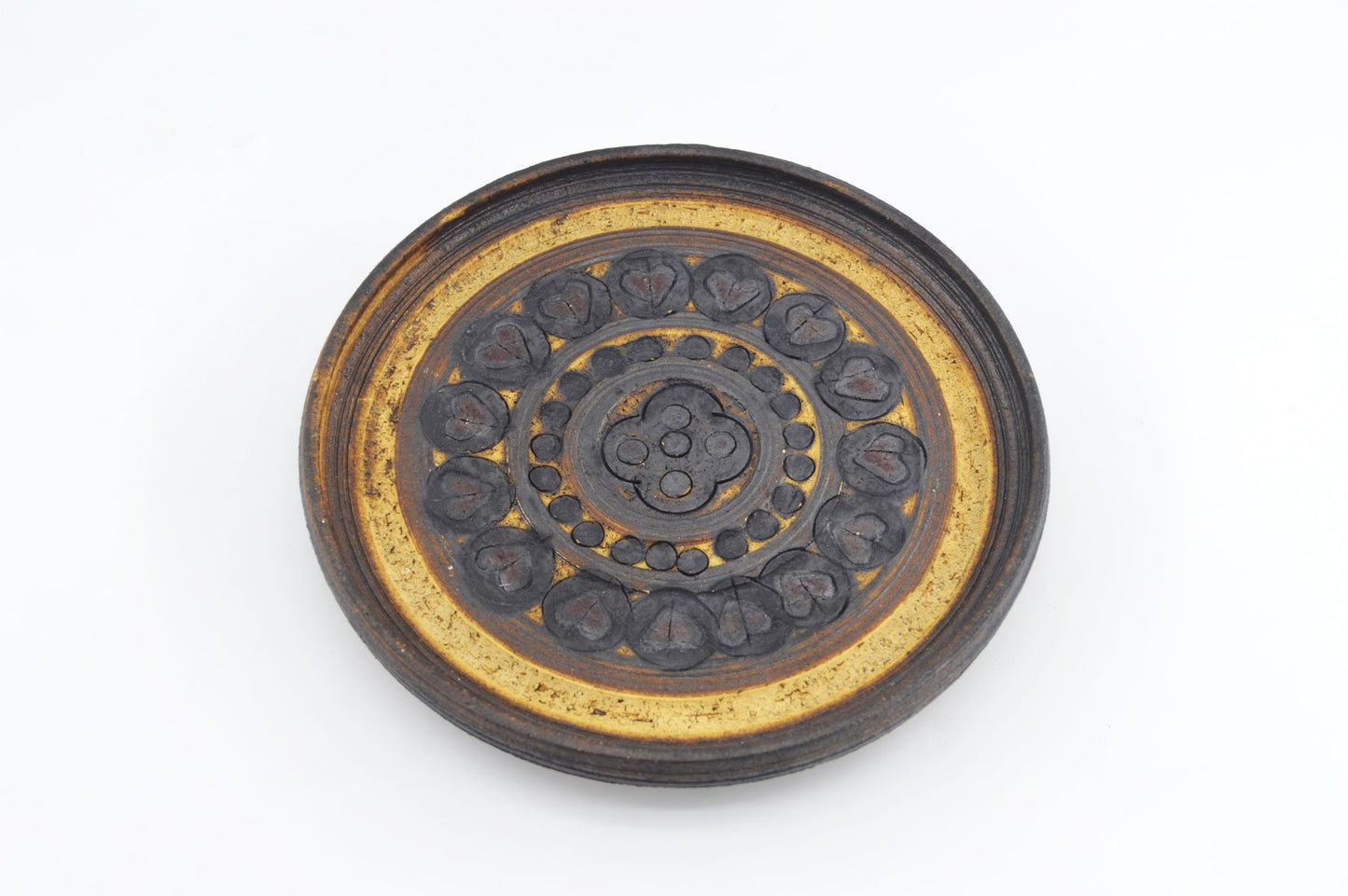 Jette Hellerøe Bowl Studio Ceramic 1970s Brutalist Danish Design