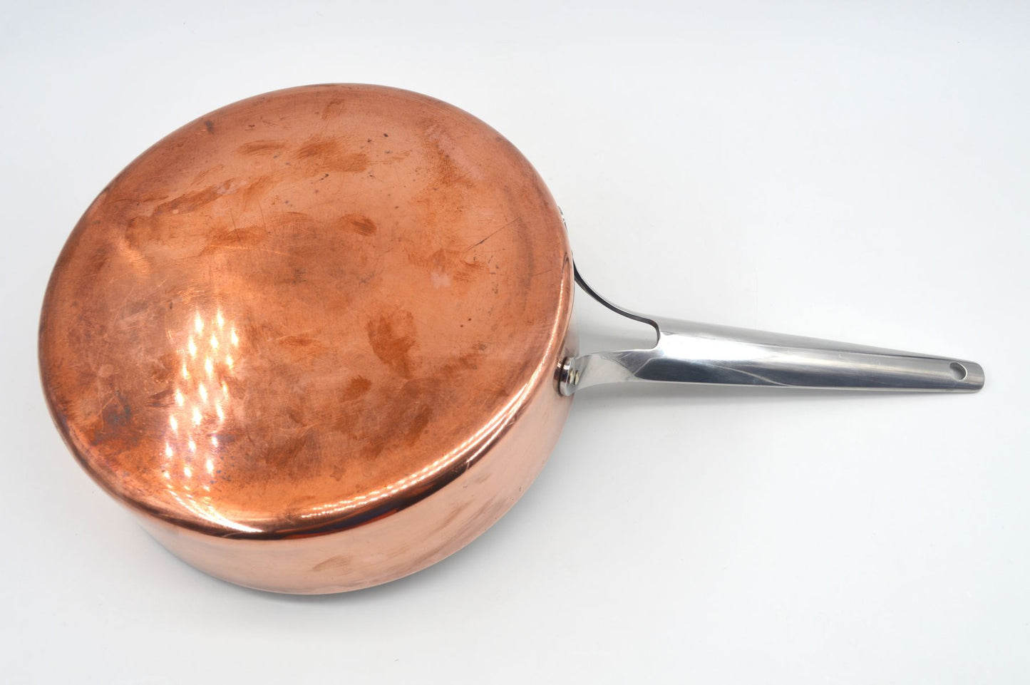 Große Georg Jensen Denmark Taverna Kuper Pfanne Henning Koppel Design 1971 Danish MCM Designklassiker, Vintage dänisches Designgeschirr