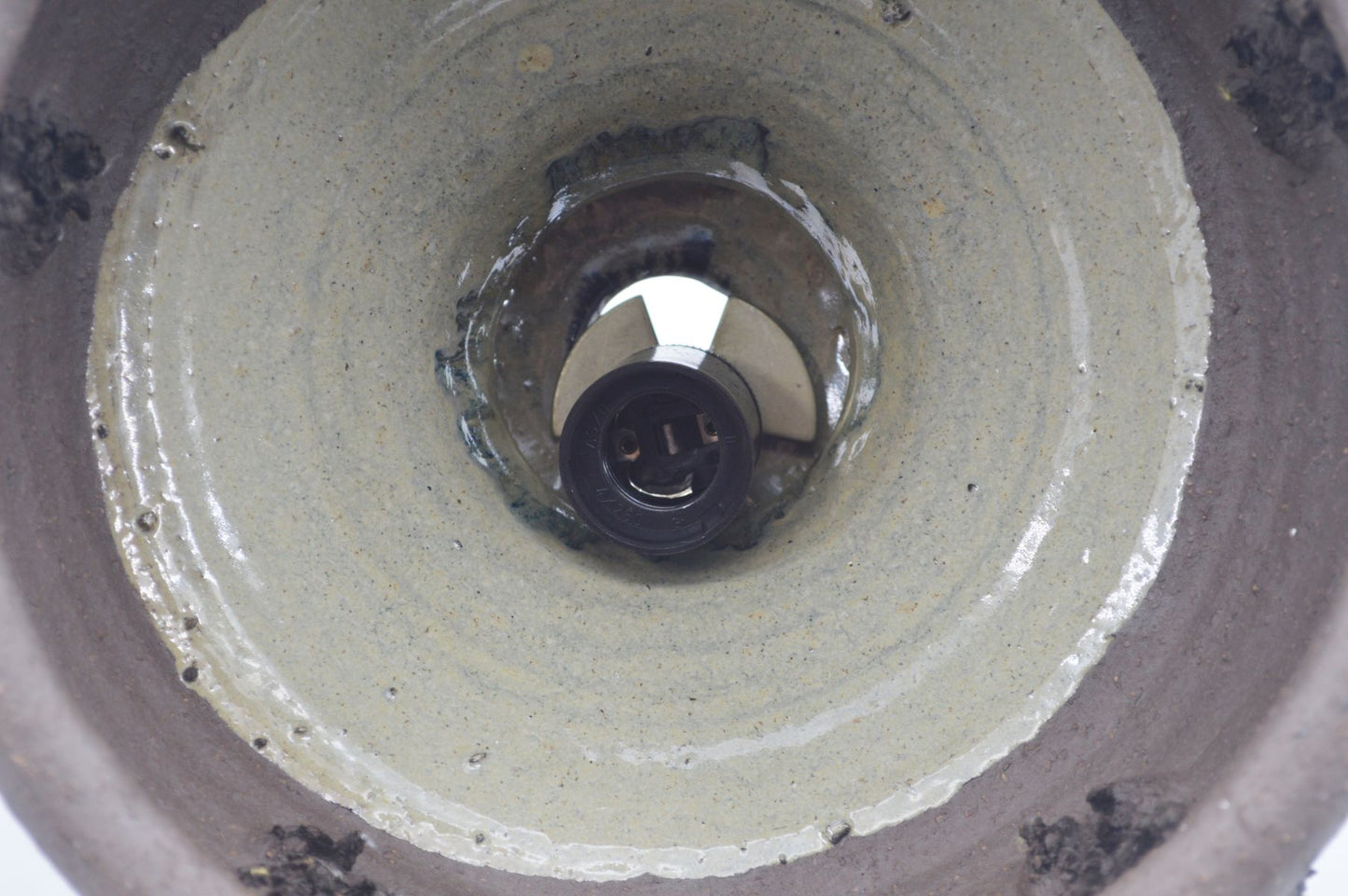 Vintage Frank Milo Tromborg Denmark Studiokeramik Hängelampe 1960s Danish Modern Design Kunstkeramik