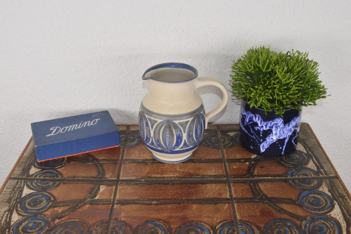 Mid-Century Marianne Starck Keramik Vase für Michael Andersen Bornholm Keramik 1970s maritimes Design dänische Kunstkeramik
