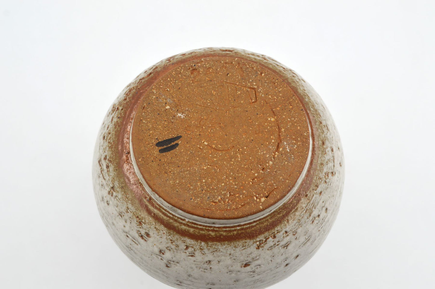 Mid-Century Axella Stentøj Danmark Fat-Lava Vase 1970s Aksel Larsen Design dänische brutalistische Kunstkeramik