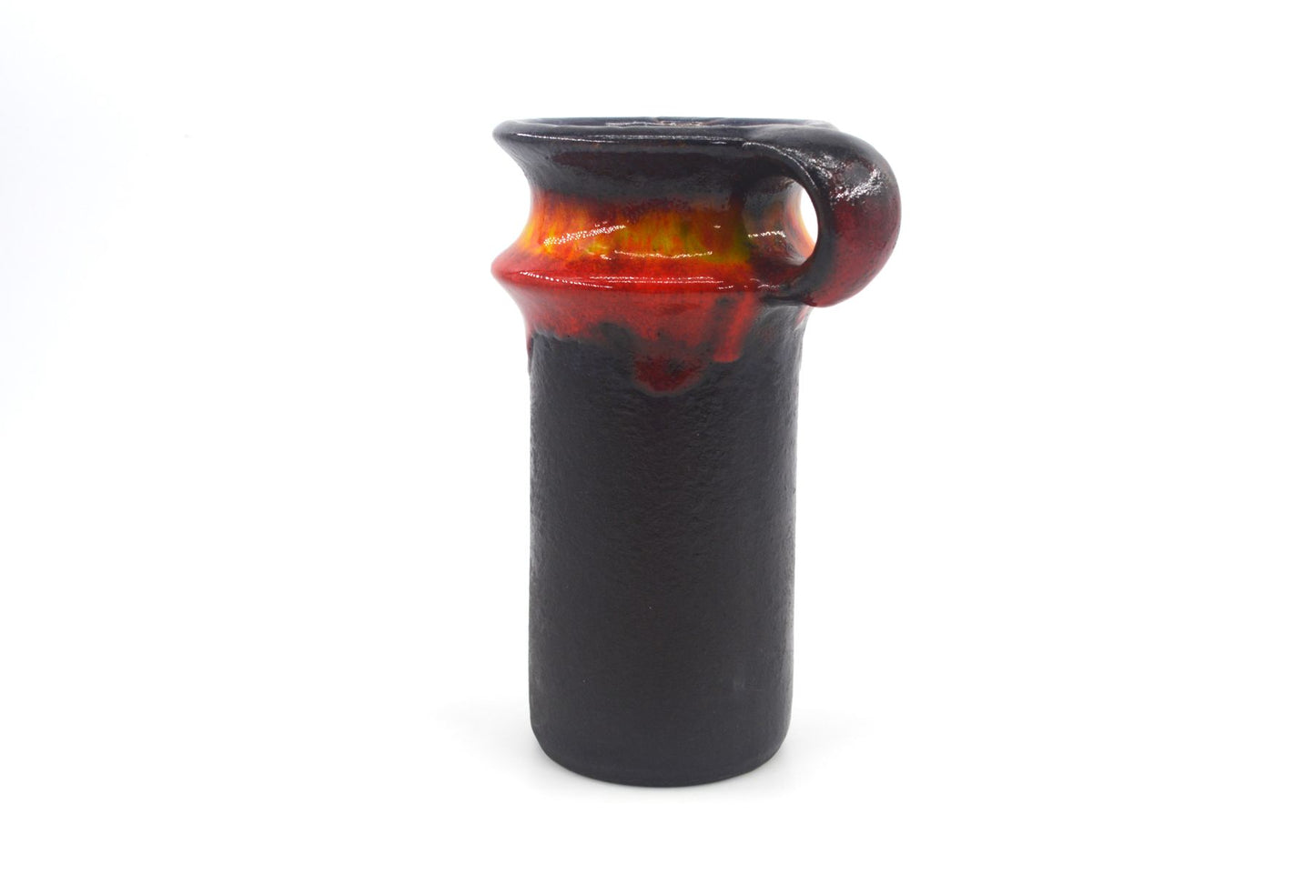 WGP Jasba Keramik Vase 1221 19 Vintage Fat-Lava Glasur Vase 1960s Westgerman Mid-Century Design Vase