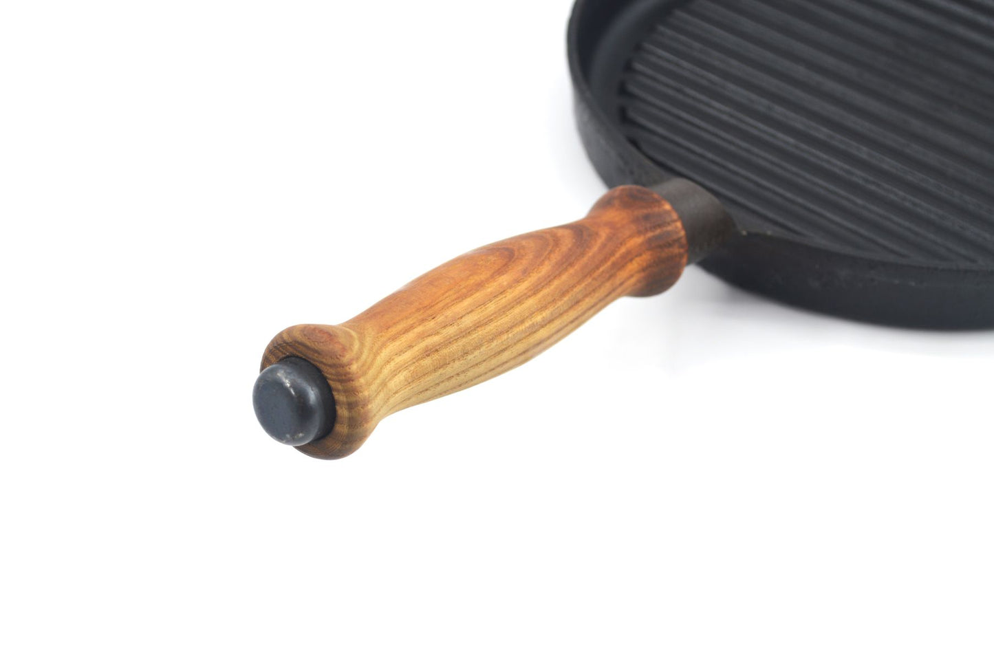 Vintage Ronneby Bruk Sweden Ronab Le Gourmet Gense Sweden Design 1980s schwedische handgearbeitete Gusseisen Grill Pfanne