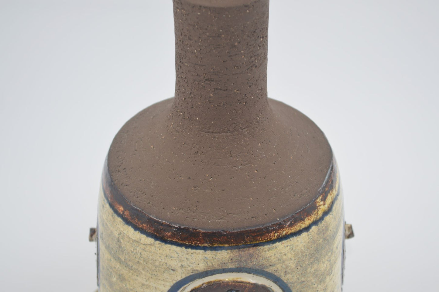 Mid-Century Jette Helleroe für Axella Stentøj Studiokeramik Tischlampe 630 1970s Danish Modern Design