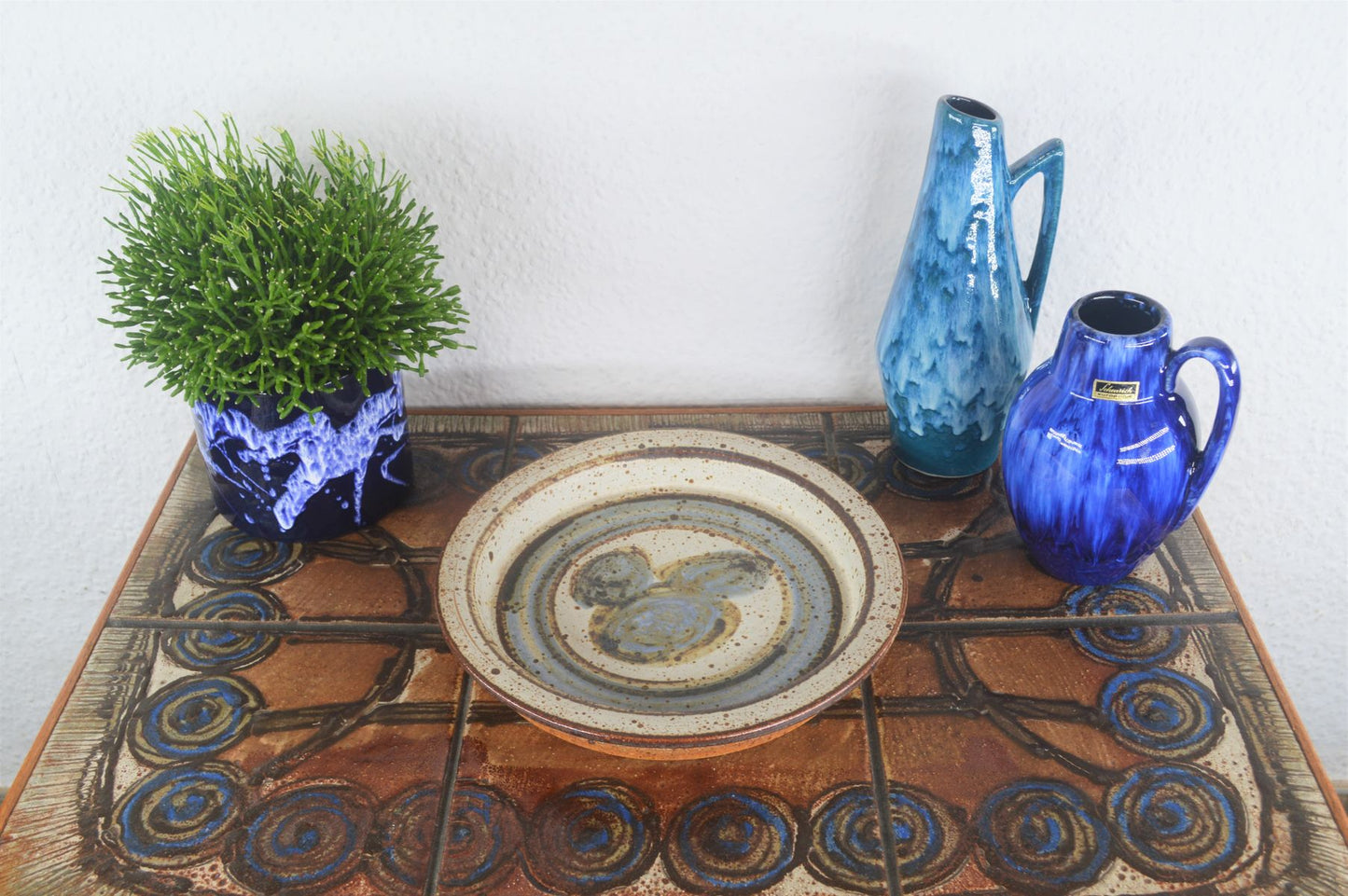 Mid-Century Henning Rasmussen Ting Keramik Følle Danmark Schale 1970s Design dänische Mid-Century Studiokeramik