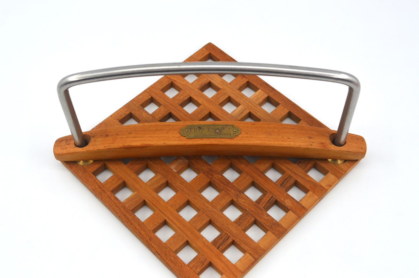 Mid-Century Trip Trap Danmark Teakholz Serviettenhalter 1970s Danish Modern Design – dänisches Vintage Design