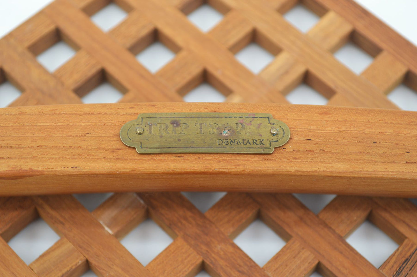 Mid-Century Trip Trap Danmark Teakholz Serviettenhalter 1970s Danish Modern Design – dänisches Vintage Design