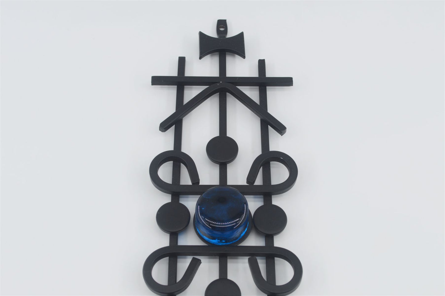 Mid-Century Dantoft Denmark Danish Modern Metall Wandskulptur Kerzenhalter 1960s Design