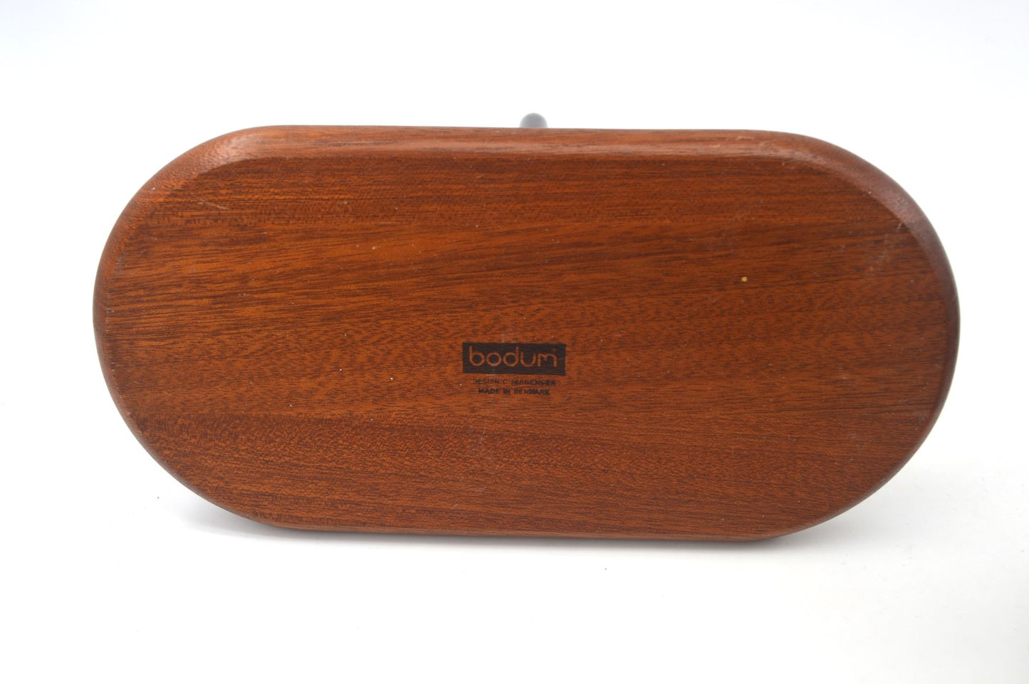 MCM Bodum Denmark kugelförmige Teakholz Salz und Pfeffer Mühlen 1980s Richard Nissen Danish Modern Designklassiker - dänisches Vintage Design