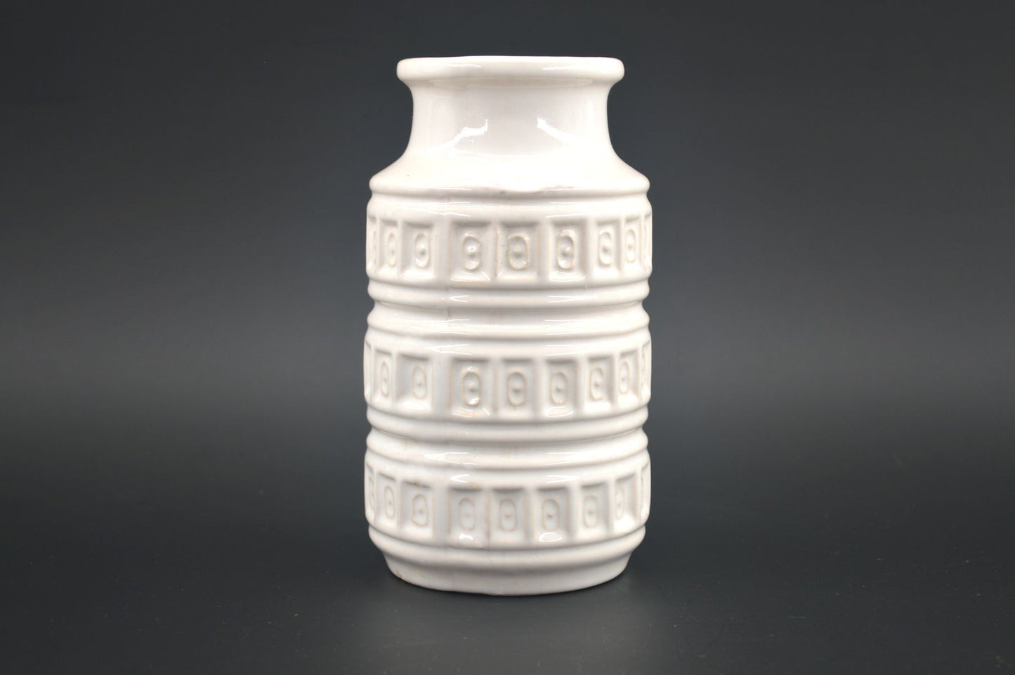 Mid-Century WGP Scheurich Keramik Vase Design 208/15 1960s Fat Lava/ Popart Westdeutsche Kunstkeramik