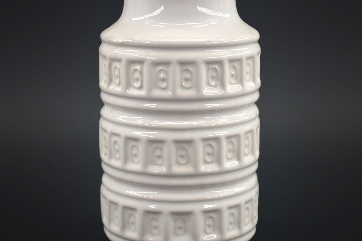 Mid-Century WGP Scheurich Keramik Vase Design 208/15 1960s Fat Lava/ Popart Westdeutsche Kunstkeramik