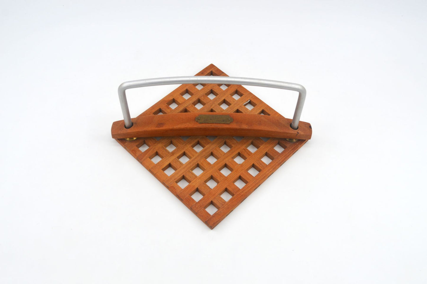 Mid-Century Trip Trap Danmark Teakholz Serviettenhalter 1970s Danish Modern Design – dänisches Vintage Design
