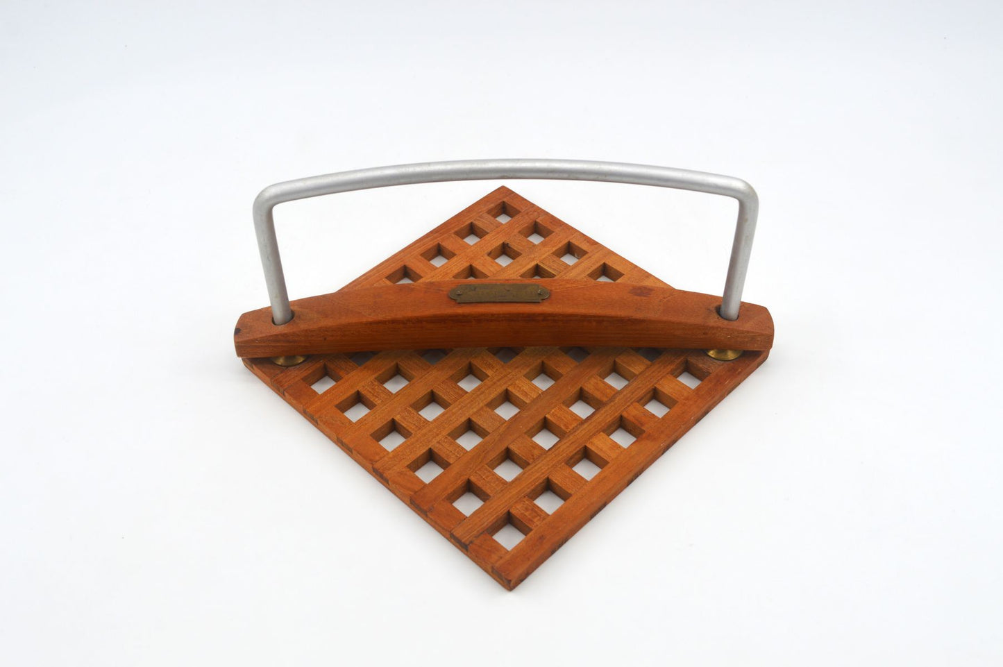 Mid-Century Trip Trap Danmark Teakholz Serviettenhalter 1970s Danish Modern Design – dänisches Vintage Design
