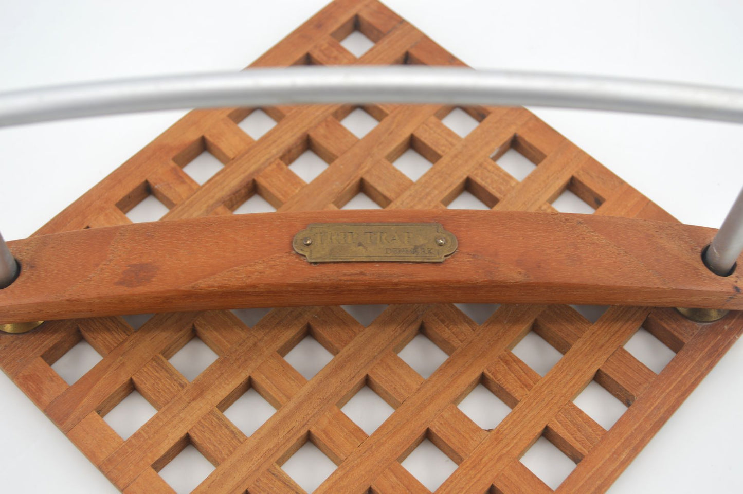 Mid-Century Trip Trap Danmark Teakholz Serviettenhalter 1970s Danish Modern Design – dänisches Vintage Design