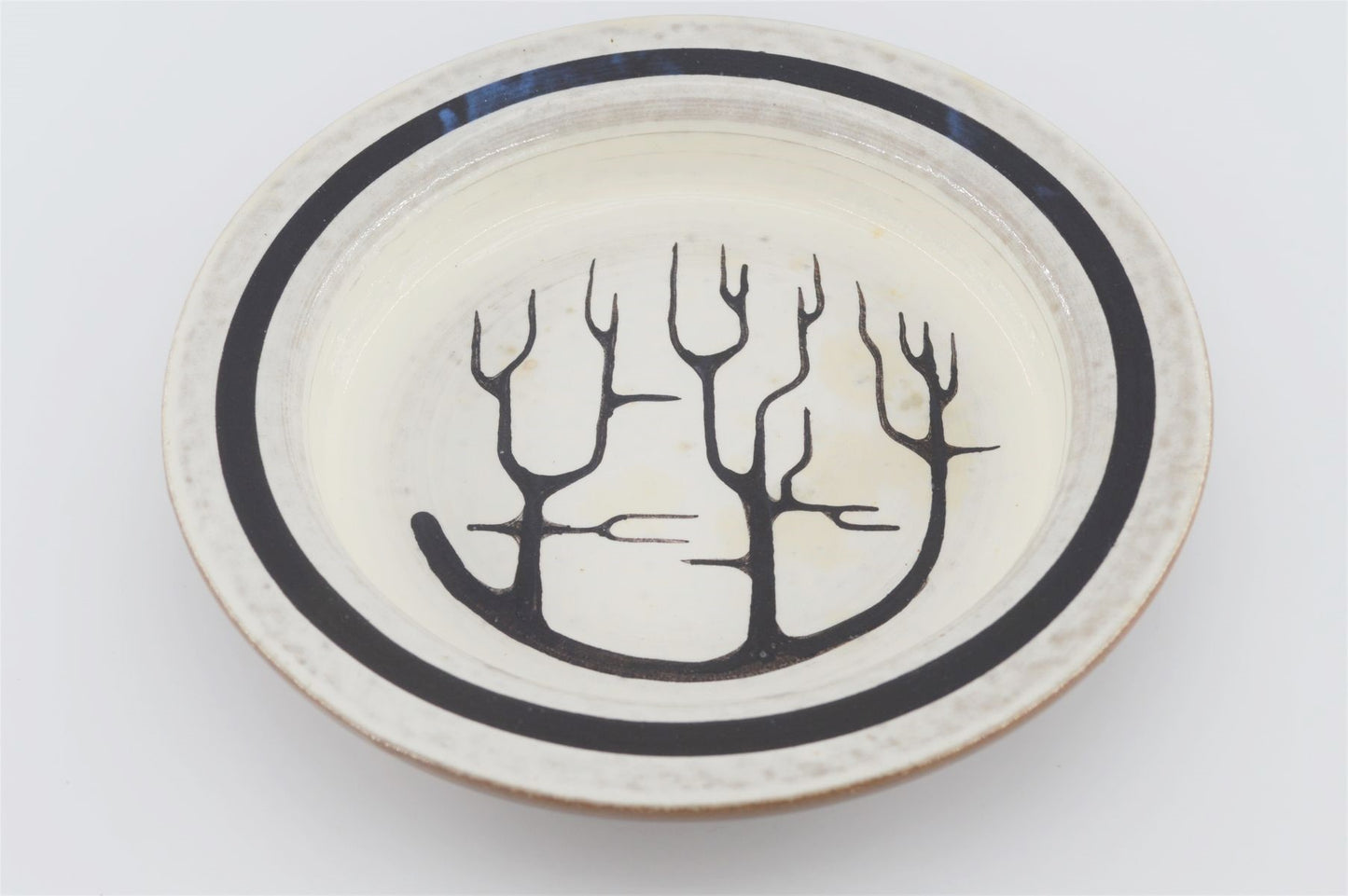 Mid-Century Allan Hytholm Dänemark Schale Studiokeramik 1970s Dänische Moderne Kunstkeramik Contemporary Art