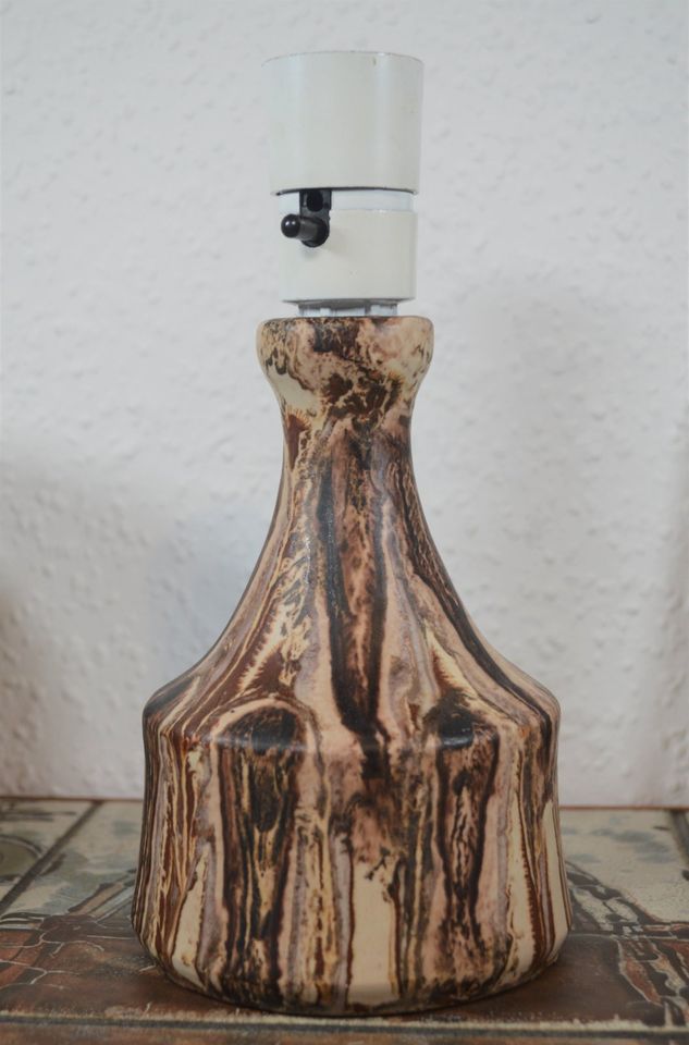 Winthers Keramik Laven Bordlampe Danmark 1960'erne Dansk Moderne Kunst Keramik