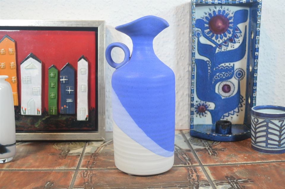 Karsten Nielsen Frederikshavn Danmark Keramik Schnapsflasche 1980s Studiokeramik Danish Desig