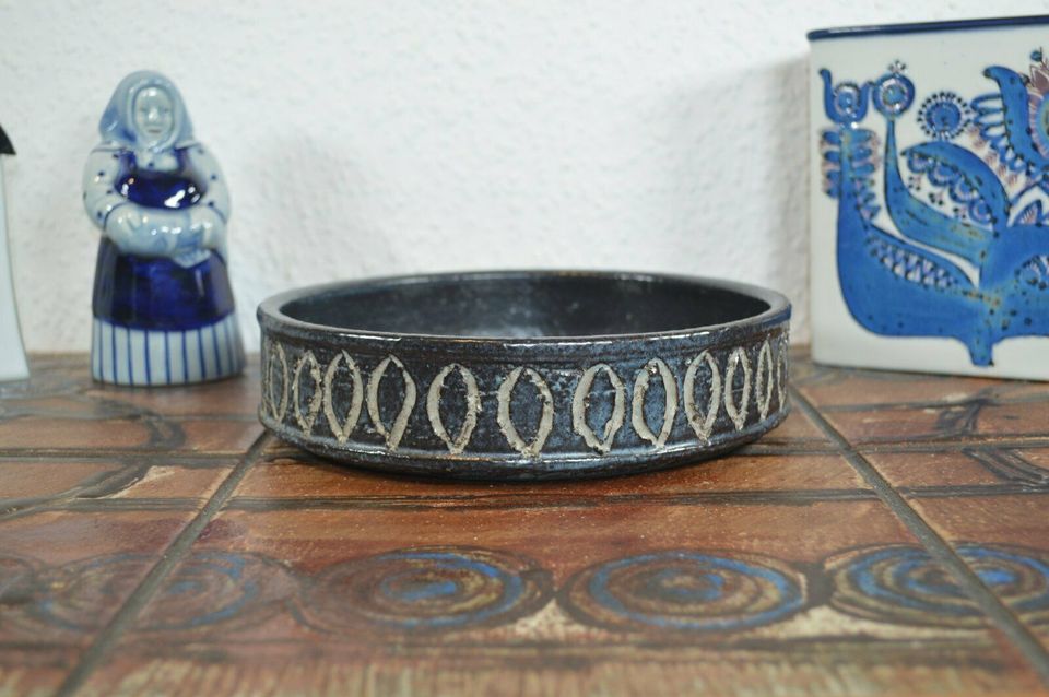 Mid-Century Fridtjof Sejersen Sejer Unic Schale Studiokeramik Dänemark Brutalistische Kunstkeramik 1960s Danish Design