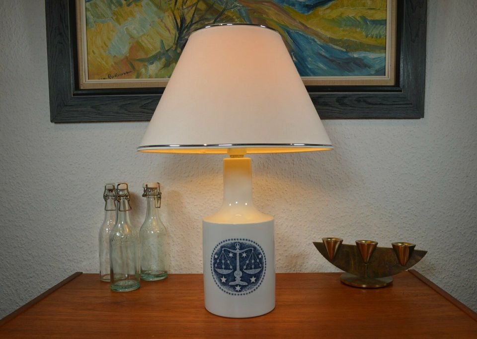 Royal Copenhagen Tischlampe Fog & Mørup Waage 1960s Design Kaj Lange