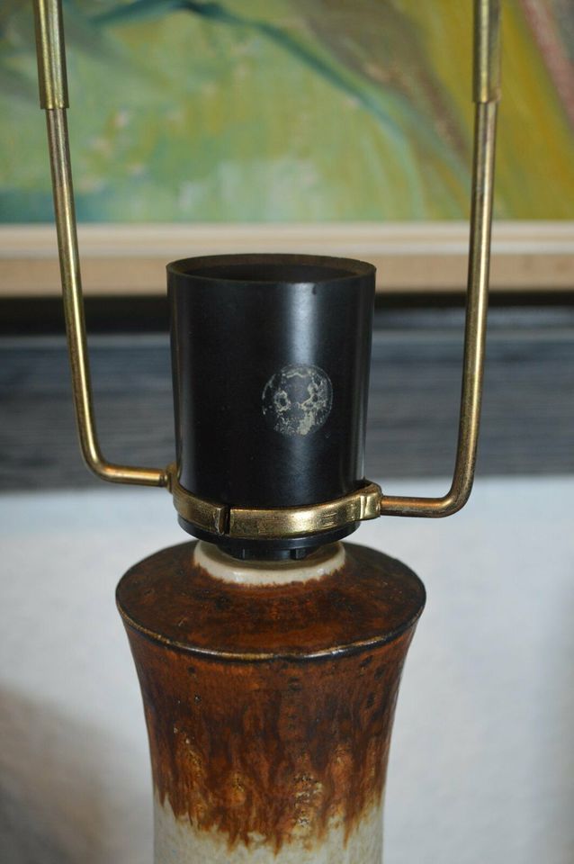 Moderne Axella Keramik Dänemark Lampe Aksel Larsen Danish Design