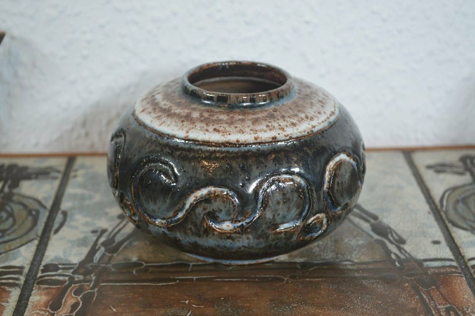 Kingo Ceramics Denmark Vase 1970'erne Brutalistisk Dansk Design