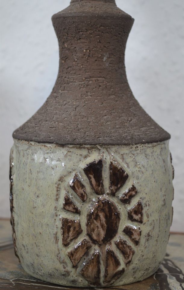 Borge Christoffersen Jeti Tischlampe Chris Haslev Keramik Dänemark 1960er Jahre