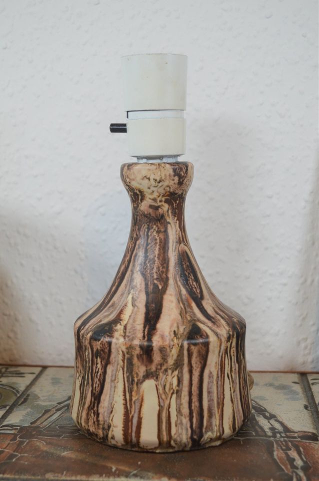 Winthers Keramik Laven Bordlampe Danmark 1960'erne Dansk Moderne Kunst Keramik