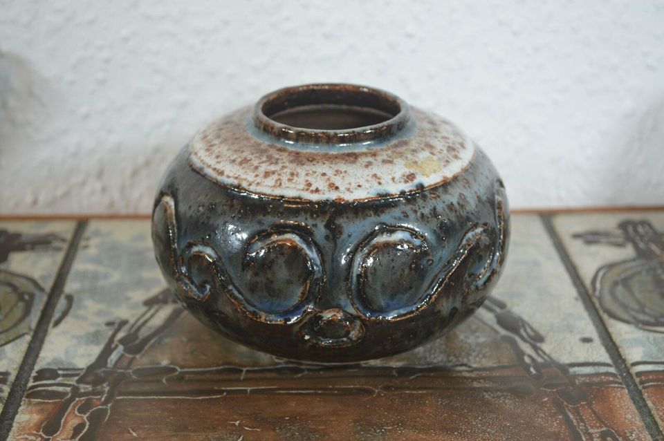 Kingo Ceramics Denmark Vase 1970'erne Brutalistisk Dansk Design