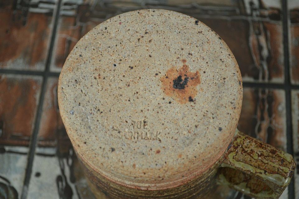 Tue Poulsen Becher Modern Art Studiokeramik Brutalist 1960's Danish Design