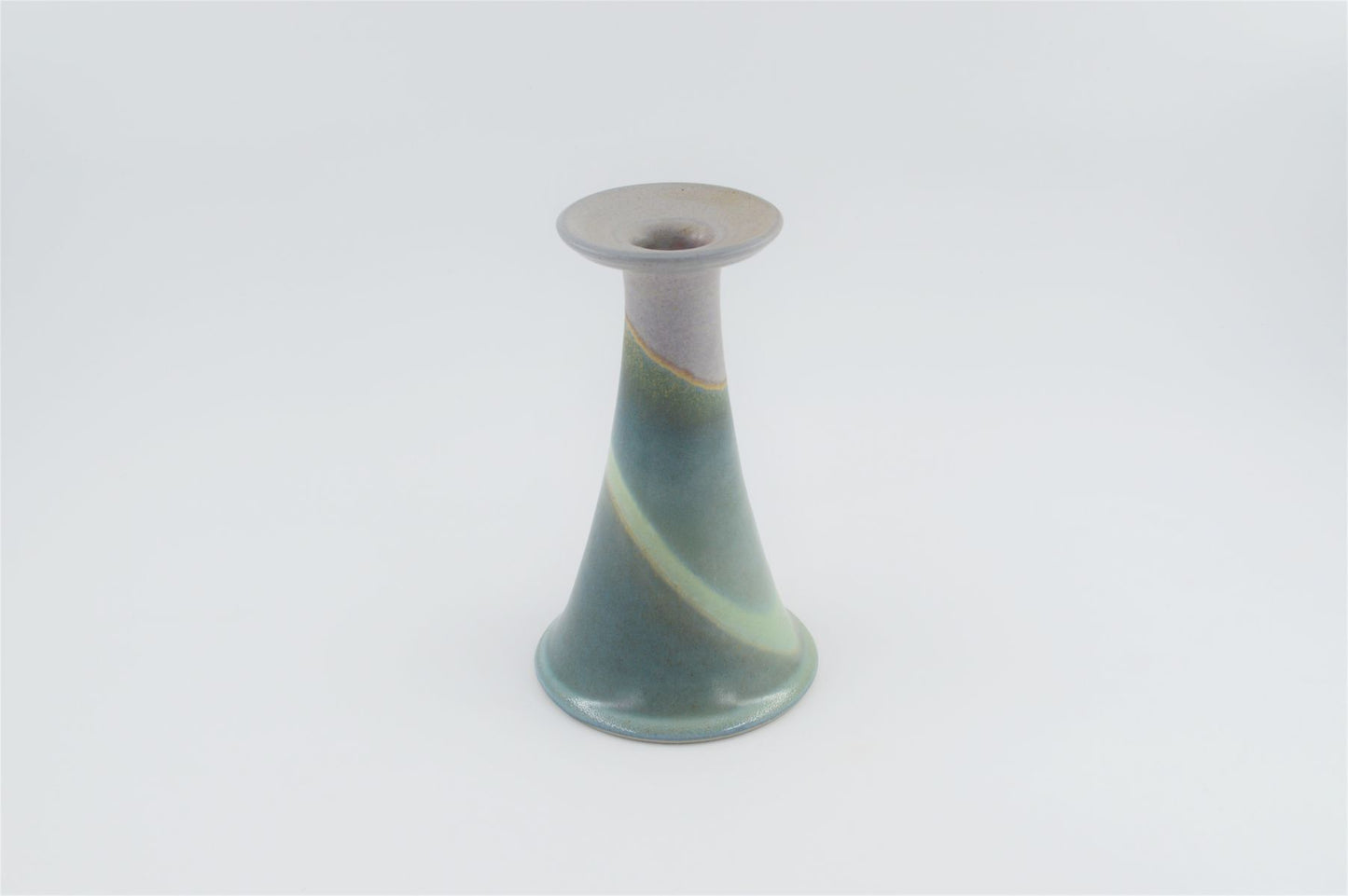 Jette Hellerøe ceramic candle holder studio ceramics 1970s Denmark