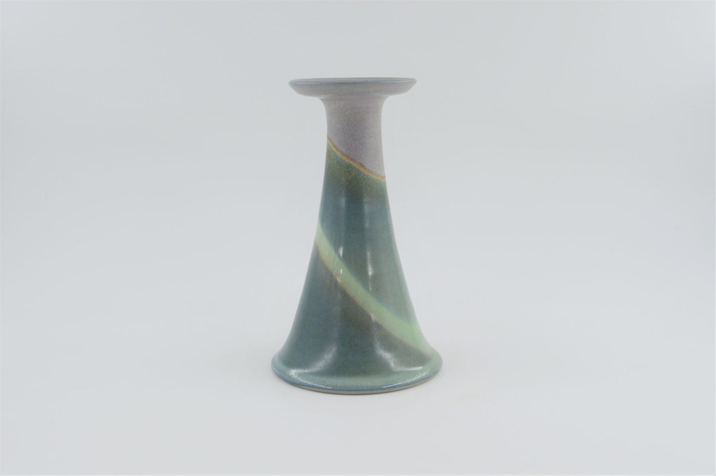 Jette Hellerøe ceramic candle holder studio ceramics 1970s Denmark