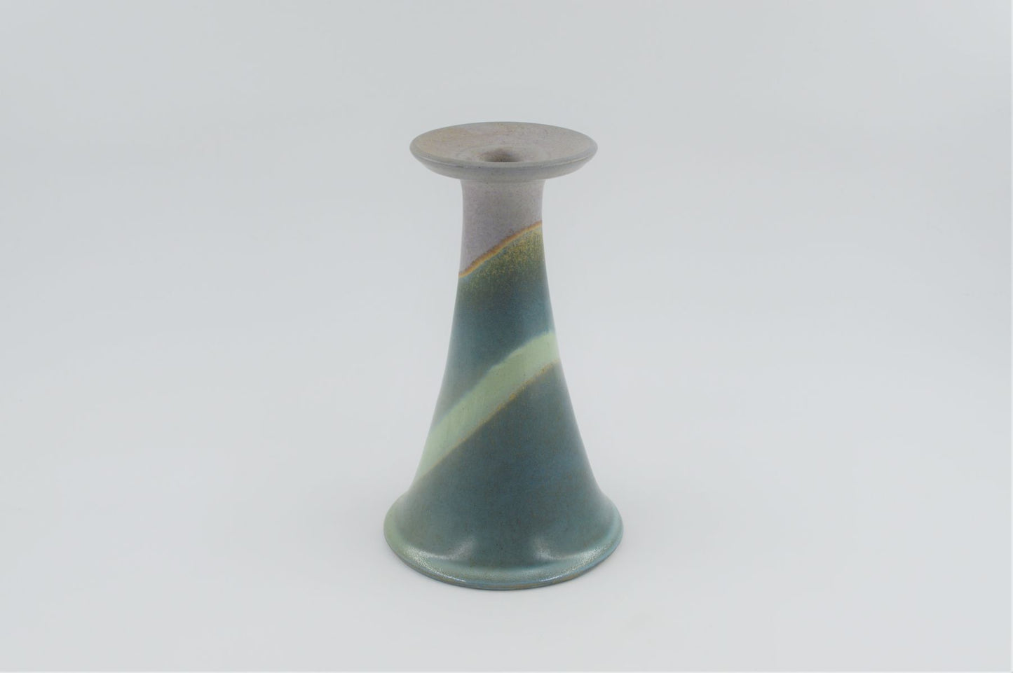 Jette Hellerøe ceramic candle holder studio ceramics 1970s Denmark