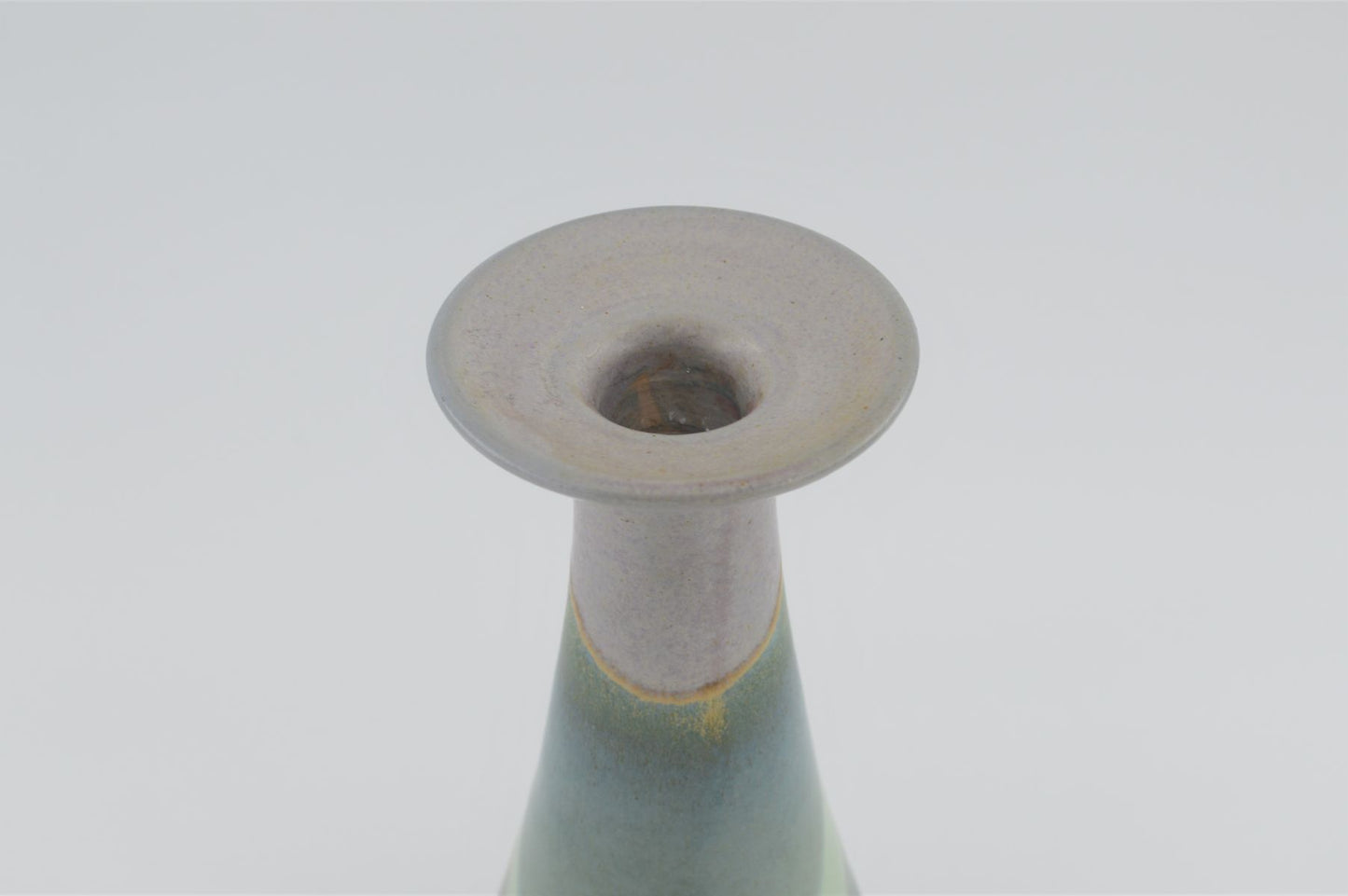 Jette Hellerøe ceramic candle holder studio ceramics 1970s Denmark
