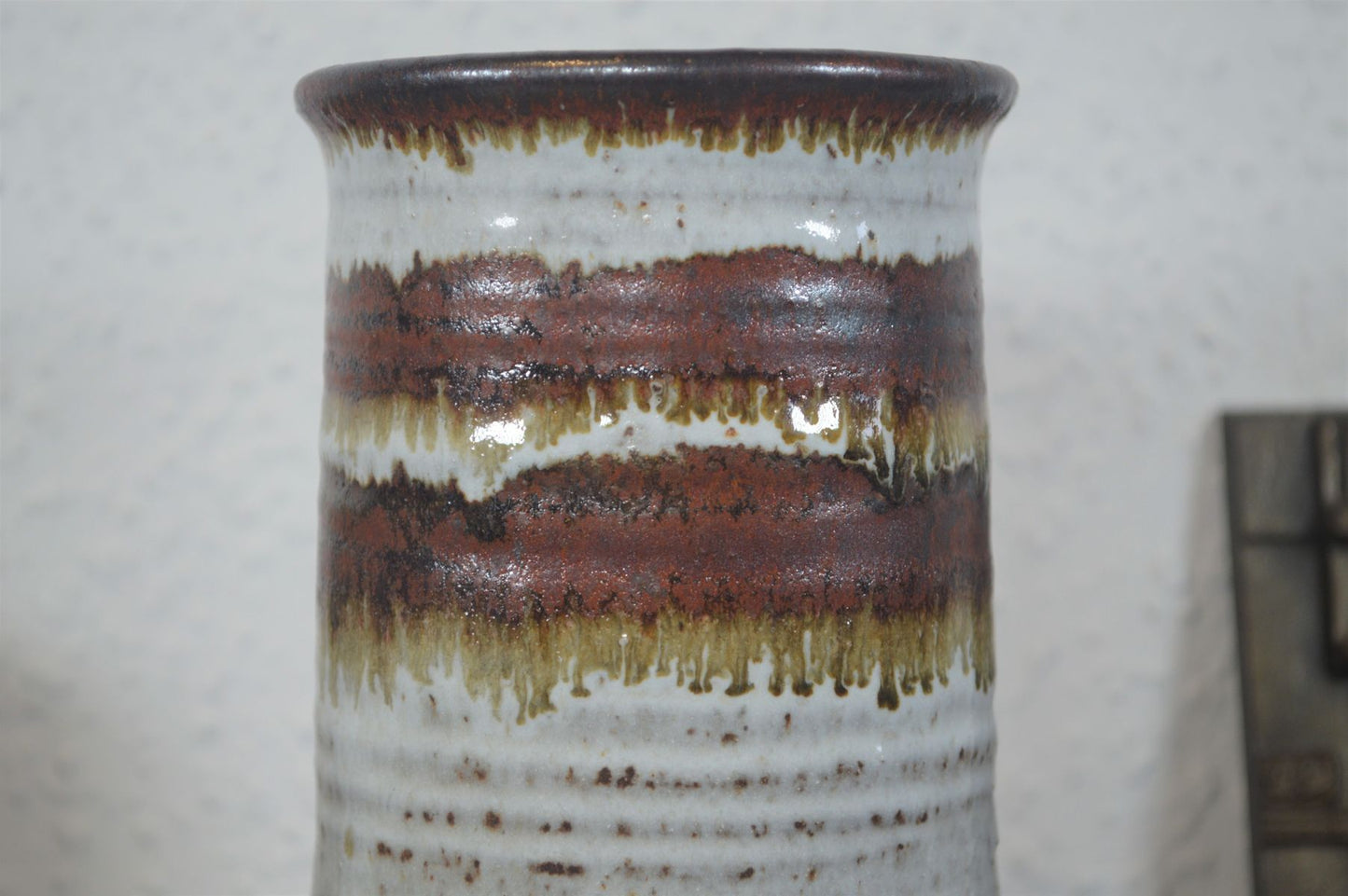 Mid-Century Kai Klinge Studio Ceramic Vase 1970s Danish Modern