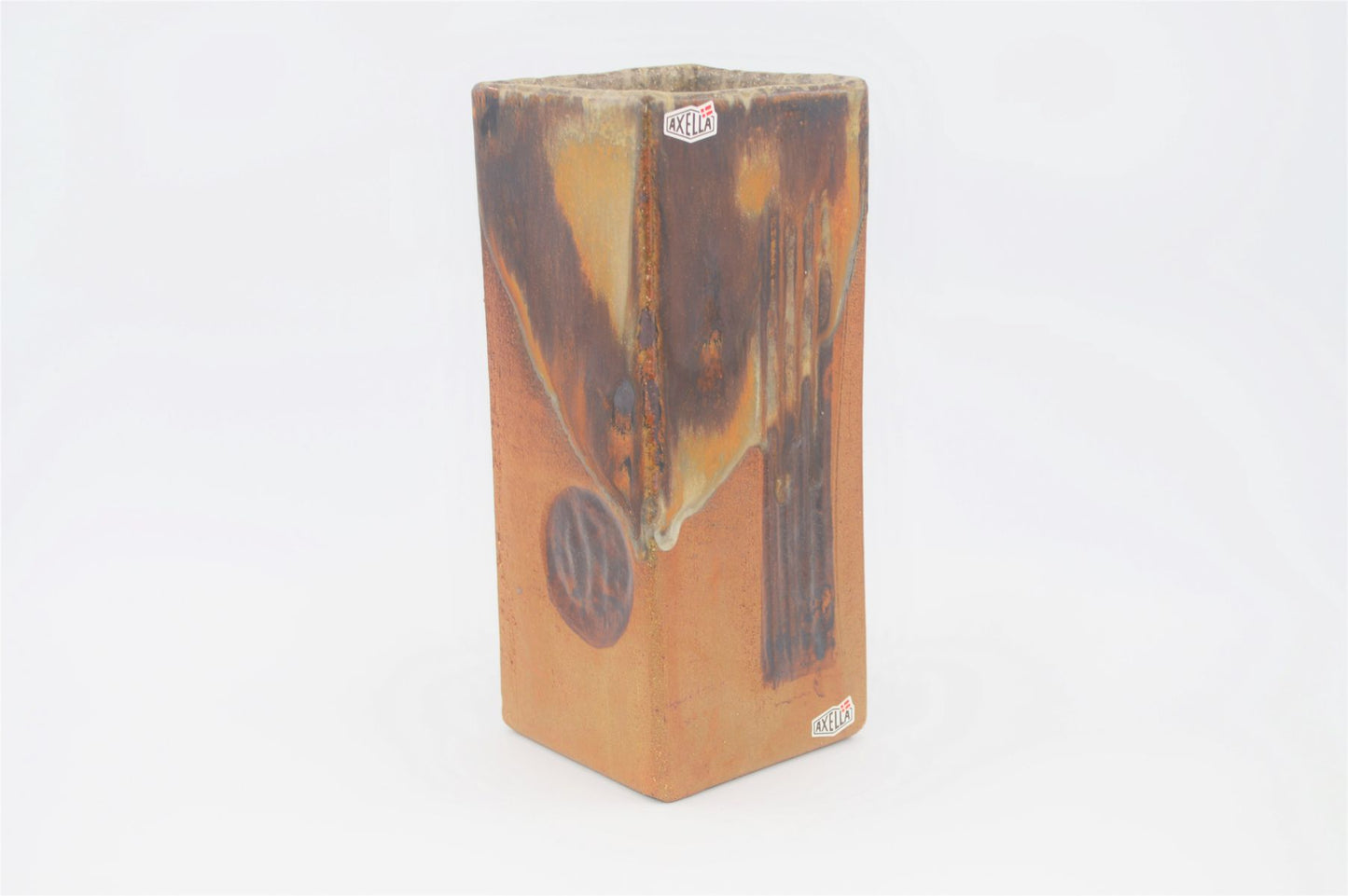 Axella Danmark Keramikvase Aksel Larsen Design 1970'erne Brutalistisk Design