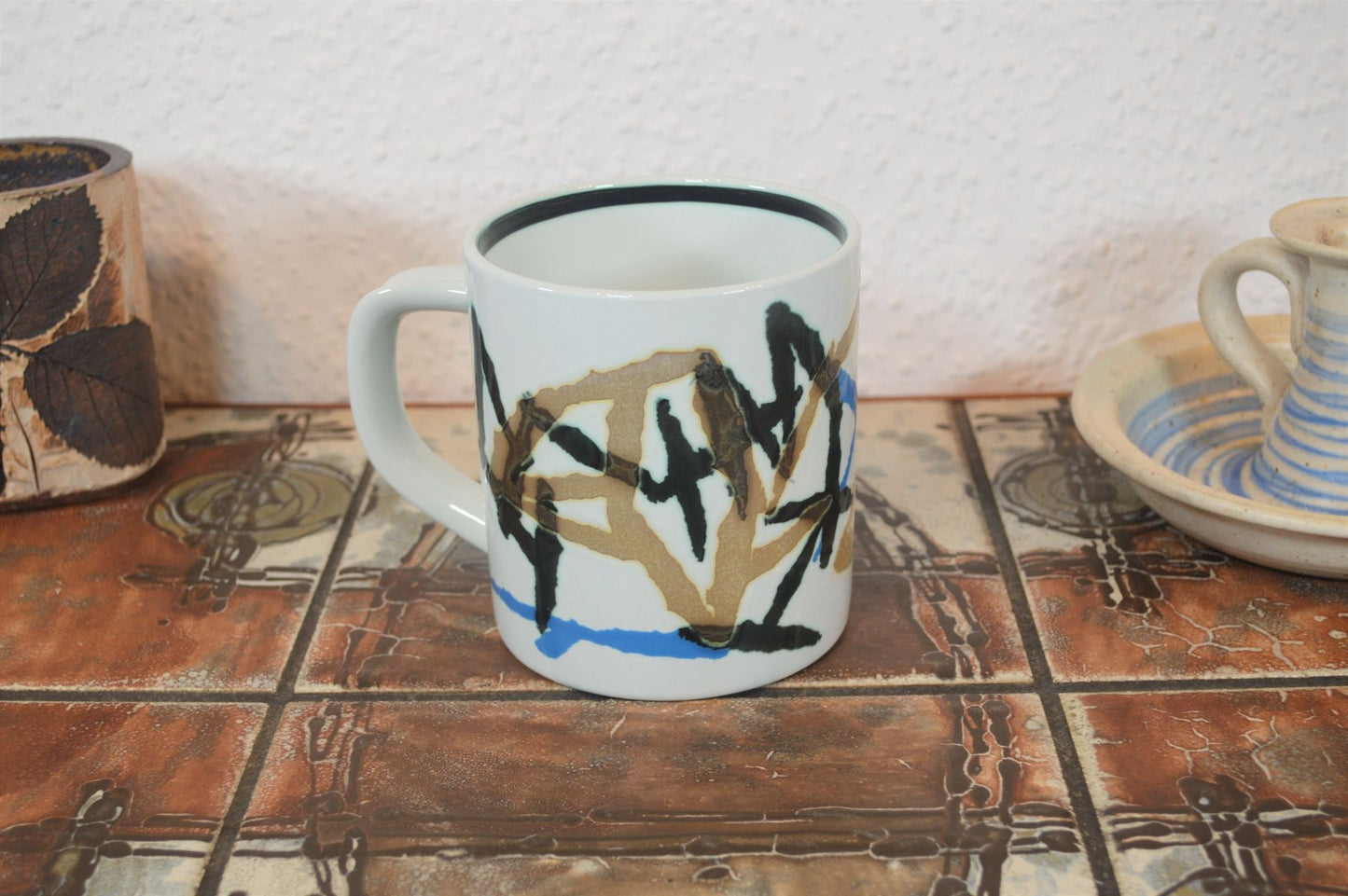 Large Royal Copenhagen fajance vintage mug 1993 Ivan Weiss Danish design