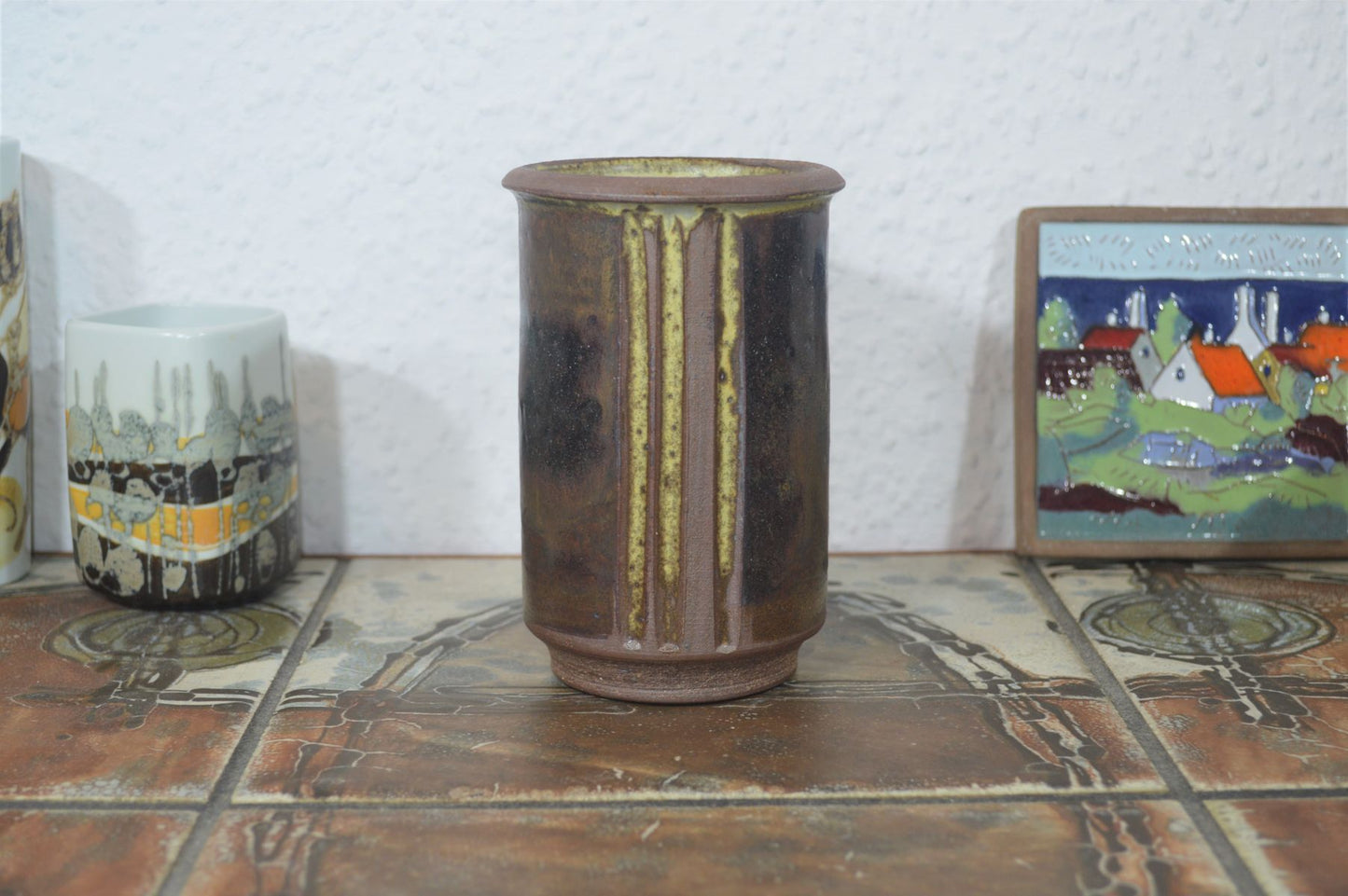Mid-Century Aage Würtz Vase 1970s Studio Ceramics Denmark