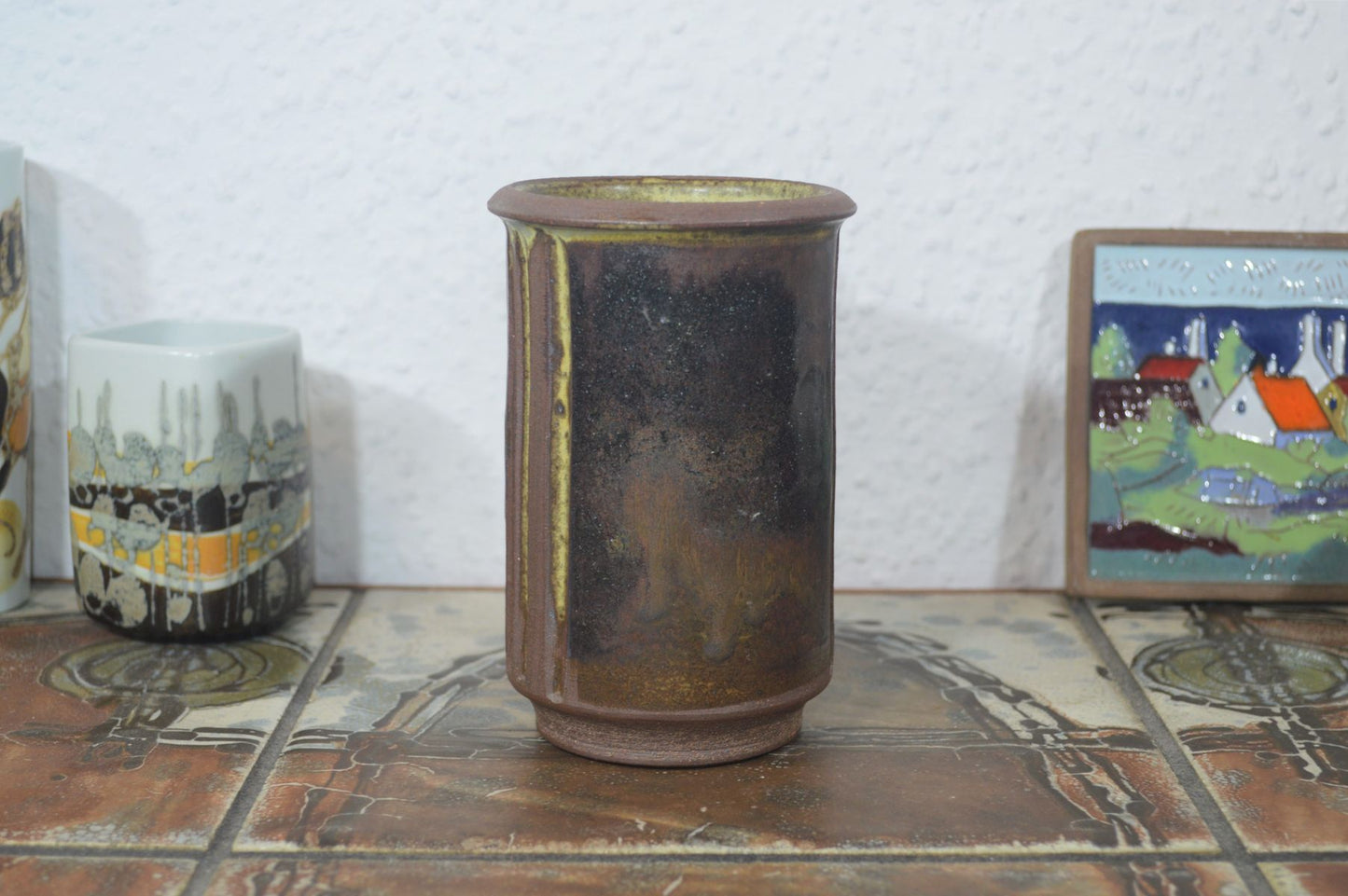 Mid-Century Aage Würtz Vase 1970s Studio Ceramics Denmark