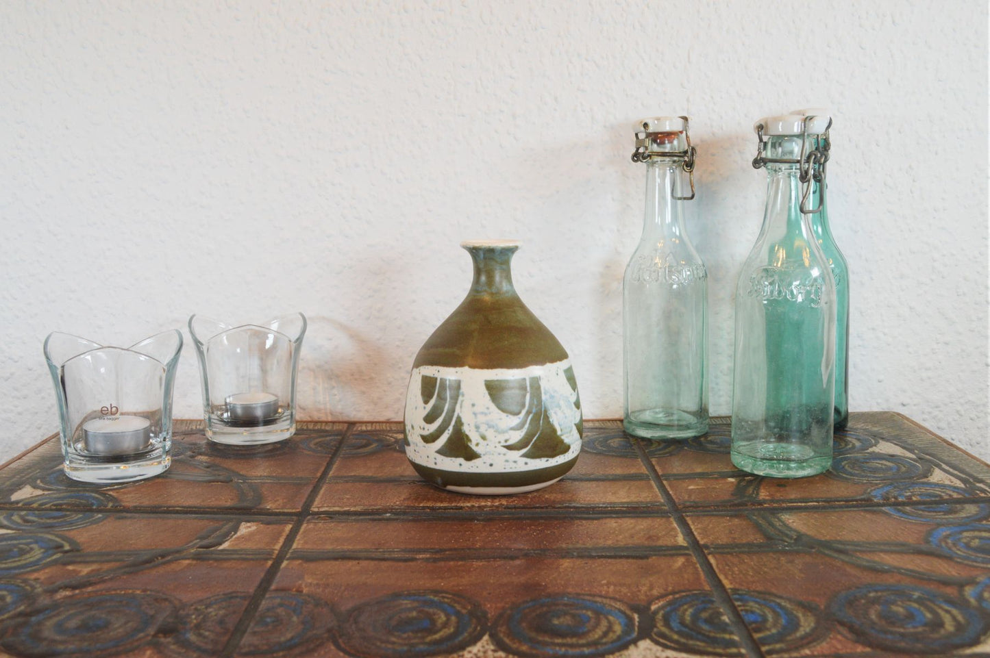 Mid-Century Aviemore Pottery Vase Studiokeramik 1960s Schottland