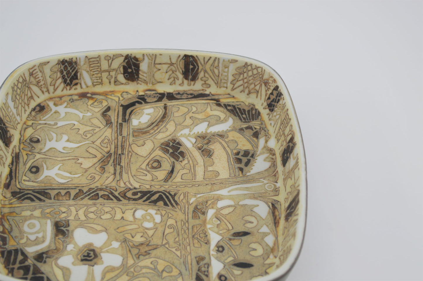 Royal Copenhagen Nils Thorsson Design Fajance Bowl 719 2883 1970s Danish Design