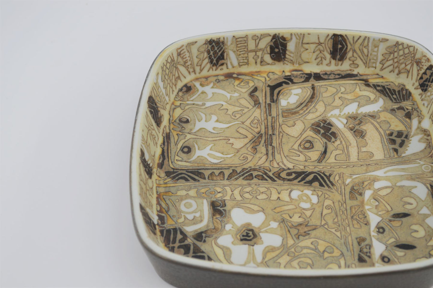 Royal Copenhagen Nils Thorsson Design Fajance Bowl 719 2883 1970s Danish Design