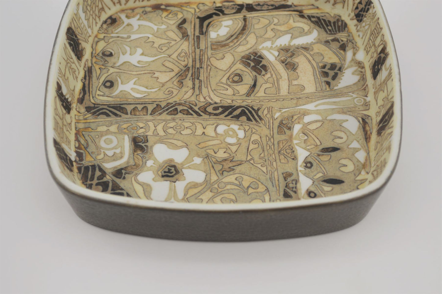 Royal Copenhagen Nils Thorsson Design Fajance Bowl 719 2883 1970s Danish Design