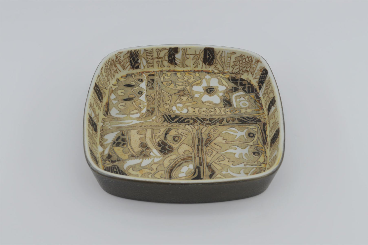 Royal Copenhagen Nils Thorsson Design Fajance Bowl 719 2883 1970s Danish Design
