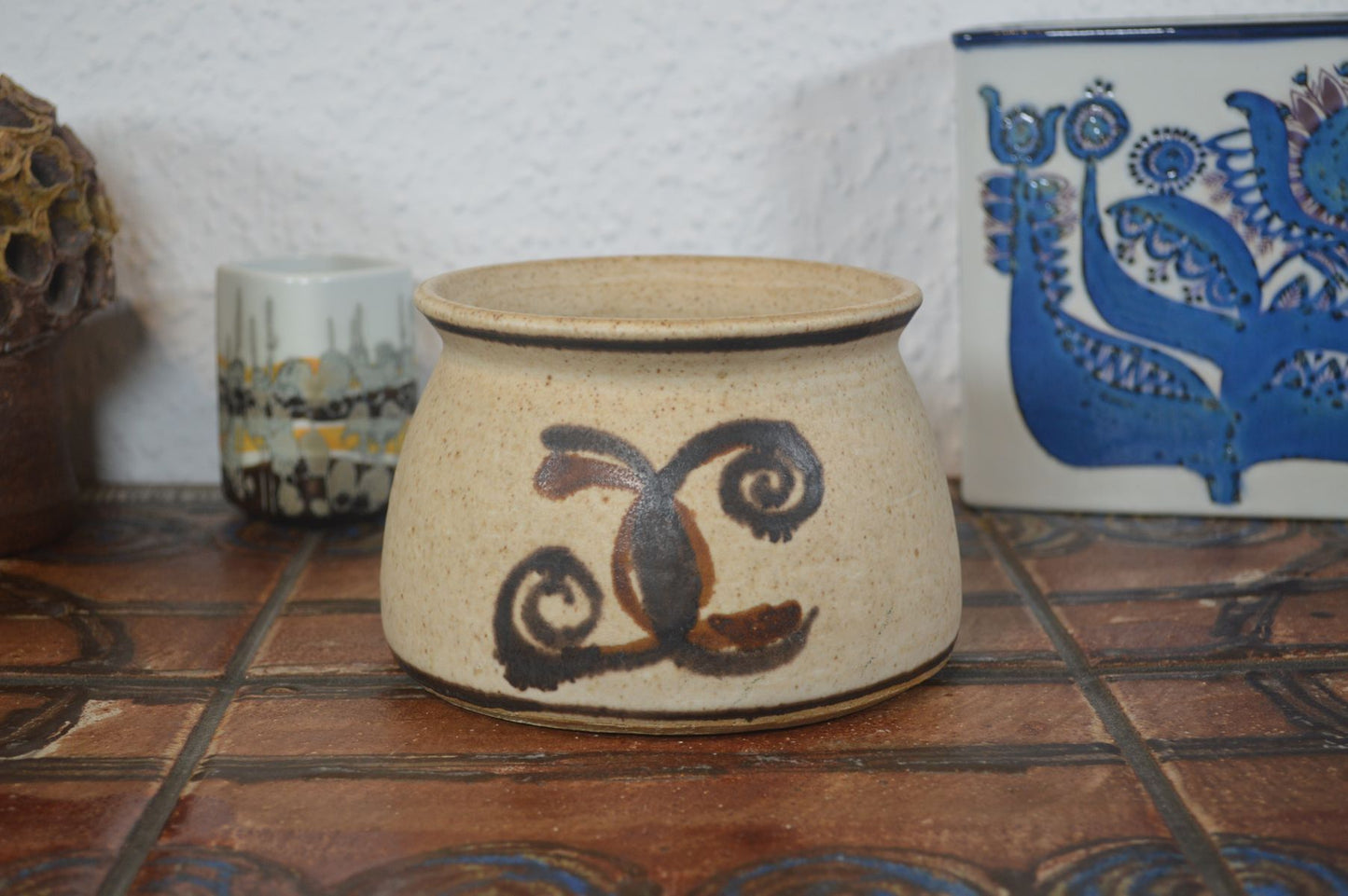 Mid_Century Bente Jessen Vase 1960s Denmark Studio Ceramics Danish Design